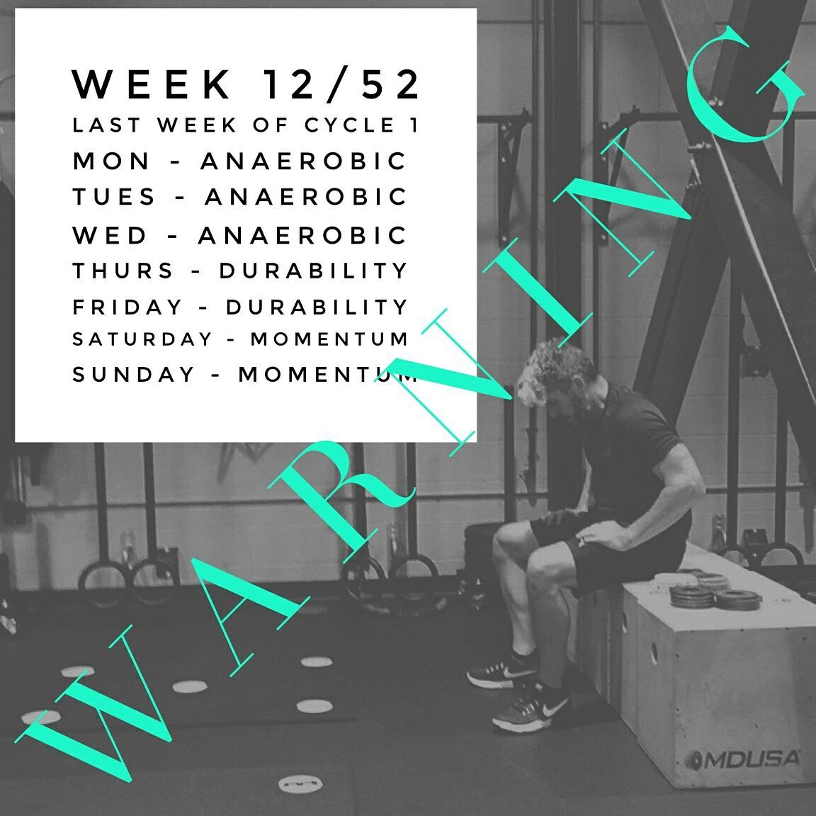 Week 12. Prepare accordingly!