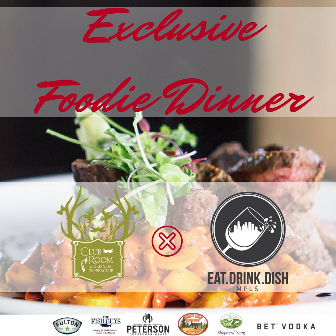 Were partnering up with <a href="/RedStagNE/">Red Stag Supperclub</a> for our next Exclusive Foodie Dinner, Sunday from 5-8pm! Get your tickets today!! bitly.com/EFDRedStag
