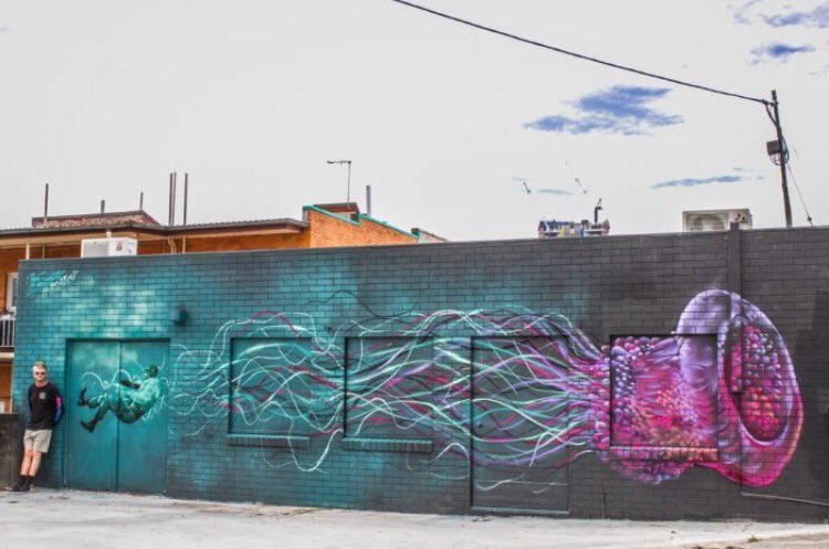 #mural by Zookeeper #Brisbane #Australia #urbanart  #streetart #graffitti #art