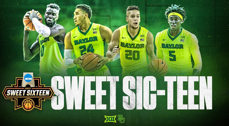 BaylorMBB's tweet photo. New York, here we come! #Sweet16 #SicMarch 🏀 https://t.co/W1P76eKtr8