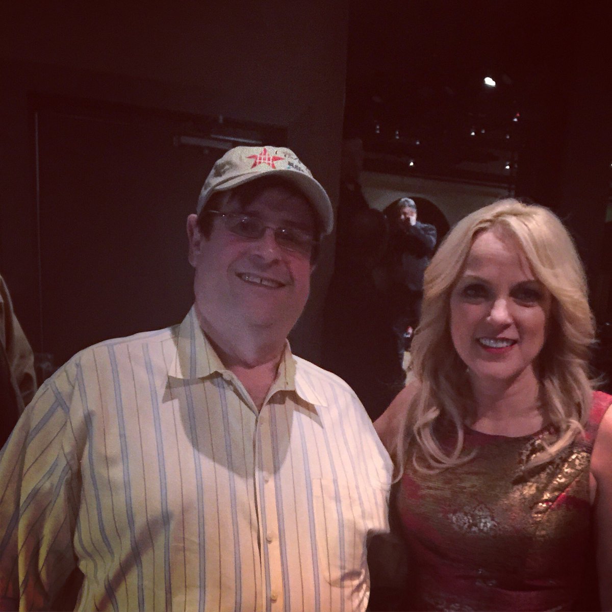 BGCfound's tweet image. At The Hamilton, Rhonda Vincent &amp;amp; our President Jeff Ludin of Bluegrass Country Radio! Thank you for stopping by our table! #rhondavincent
