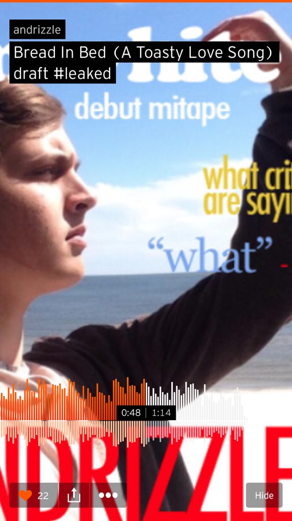 cloudylowe's tweet photo. @andrewlowe wow while listening to this, all I could think is "what the fuck" 😂😂 https://t.co/CPtvmoZZQN