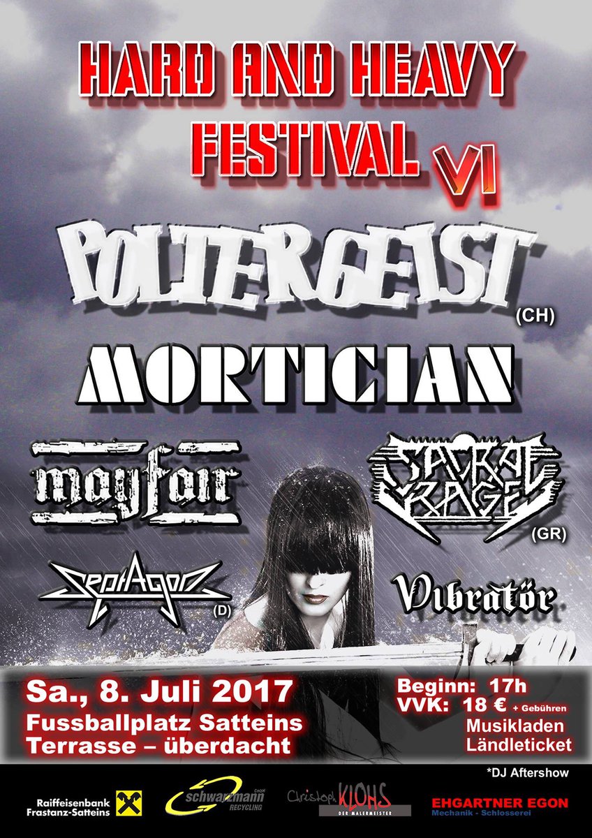 stef_roxx's tweet photo. Next @septagon #septagon gig confirmed. Don't miss it on July 8th in Sattseins, Austria. https://t.co/RrsETErx5U https://t.co/nJphtoH0ND