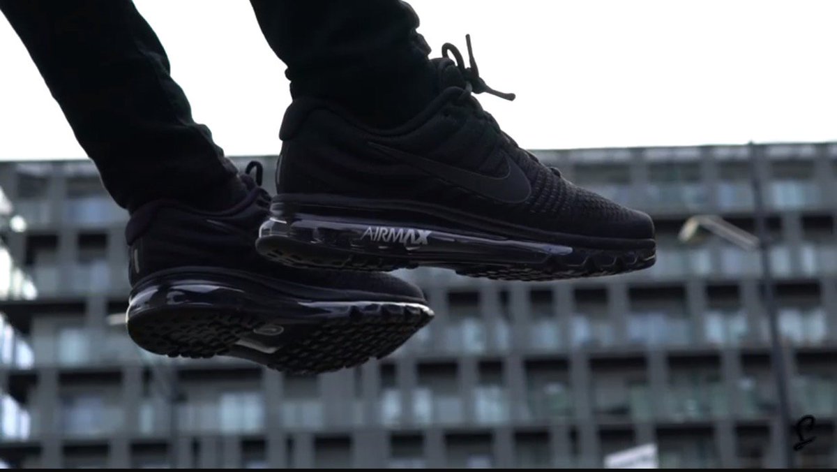 Nike Air Max 17 Triple Black Shop Clothing Shoes Online