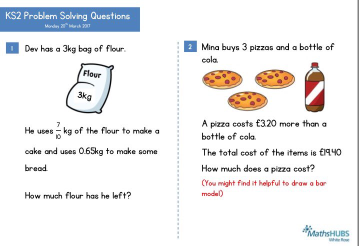 WhiteRoseEd's tweet photo. Hope you've had a restful weekend. ⭐️Here's tomorrow's KS2 question to kick start the week ⭐️https://t.co/bHTteUwncu https://t.co/xIwVIWCnZj