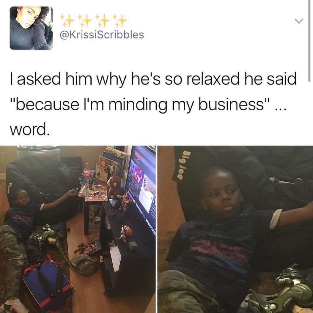 WorIdStarComedy's tweet photo. Lil bro got the right idea 😂💯 https://t.co/gPkKt4zTXD
