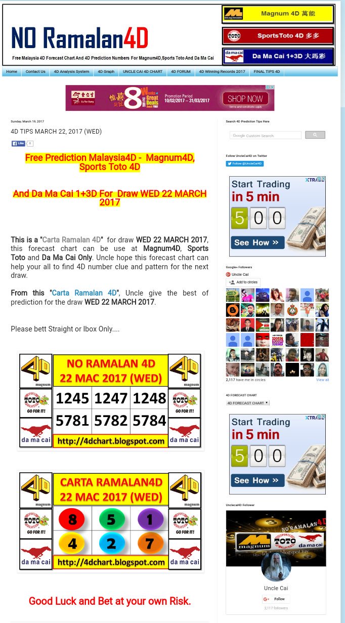 Uncle Cai4d On Twitter Rabu Punya Ramalan 22 03 2017 Cai Sampai Dapat Podium Rabu Ini Magnum4d Sportstoto Damacai4d
