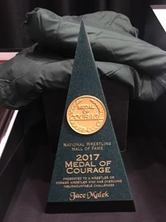KarlHungus24's tweet photo. Big day today for the Malek family as Jace Malek is honored at the National Wrestling Hall Of Fame. #MalekStrong https://t.co/iMuIvv5XJ4
