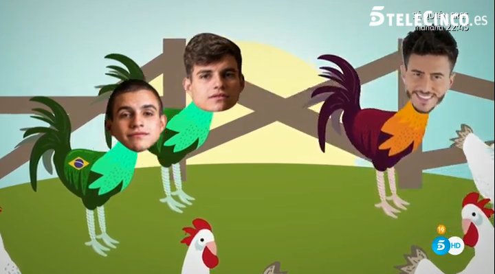 ghoficial's tweet photo. ¿Se creía Marco el gallo del corral de #GHVIP5?🐔🐔🐔😂😂
#DBT10GHVIP5
🔃: Sí https://t.co/KTBqc7dEb7
