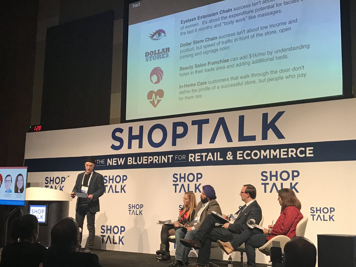debweinswig's tweet photo. Location location location is still key to drive in-store sales. Startup Fract optimizes stores. #shoptalk17 @FungRetailTech https://t.co/iYsu1aTx1B