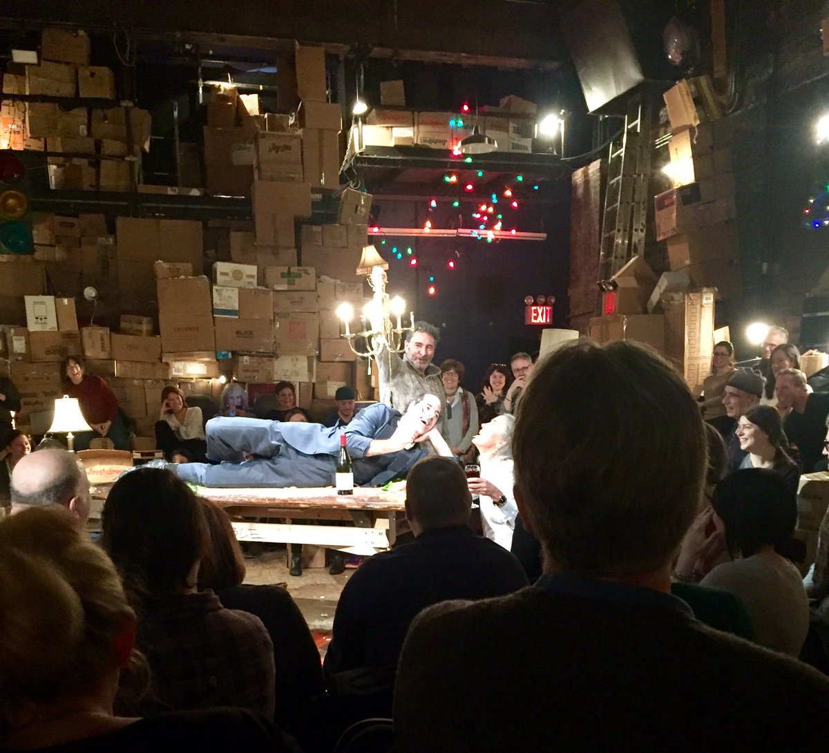 Ackerama's tweet image. So happy @VictoriaReadsand I got to see #theobjectlesson at @NYTW79 before it closed--such a moving, unique experience.