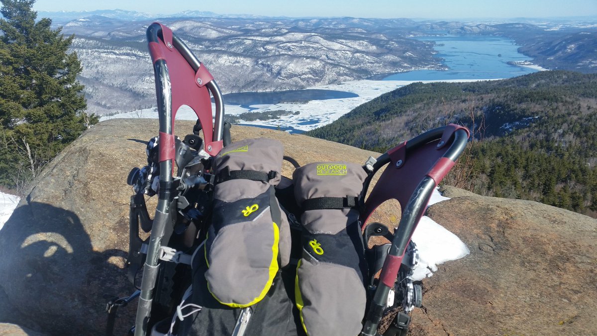 Wildeman87's tweet photo. @ORGEAR rocking the or gear in the Adirondacks today. Black mountain fire tower. Looking north towards Ticonderoga on Lake George https://t.co/x83G0iN2xA