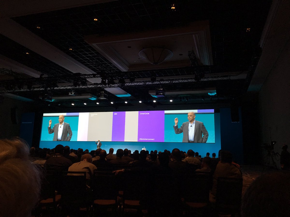 joynag's tweet photo. Excited to represent HCL @ #ibminterconnect listening to Arvind Krishna @hcltech as an Inner Circle 2017 member https://t.co/9IPyTtdl7d