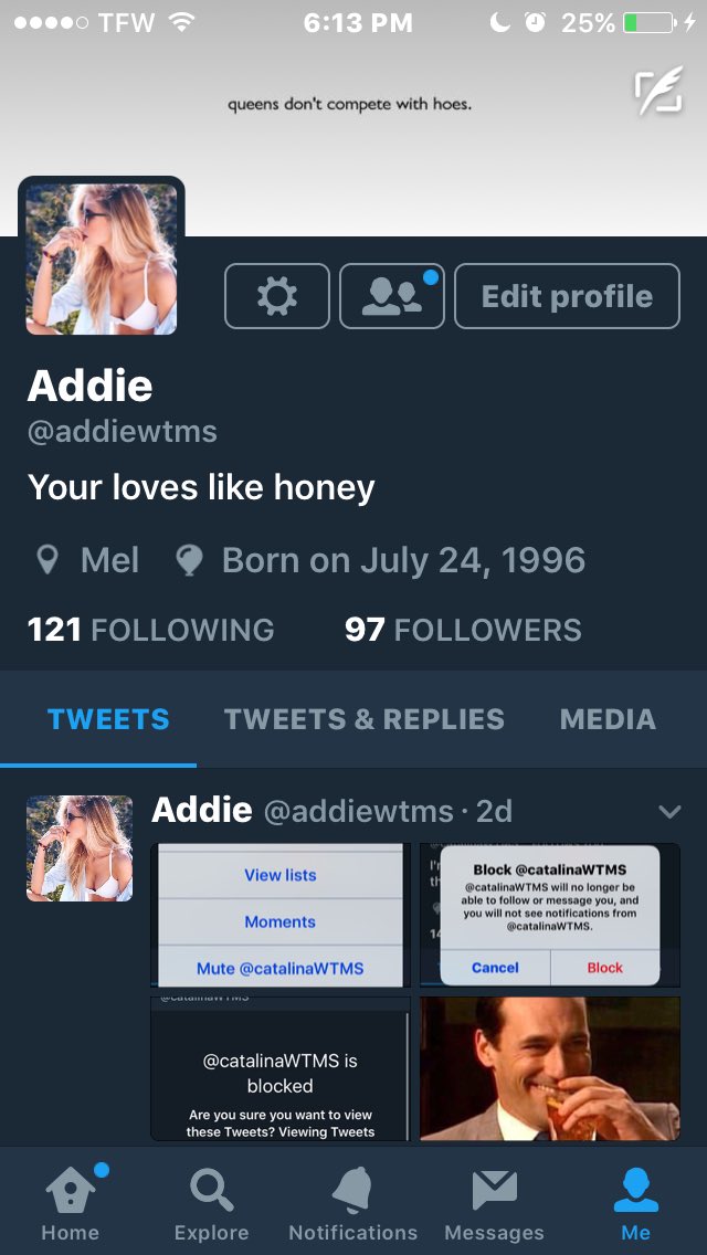 addiewtms's tweet photo. bio so original 🙄 https://t.co/AObRtTxVcM