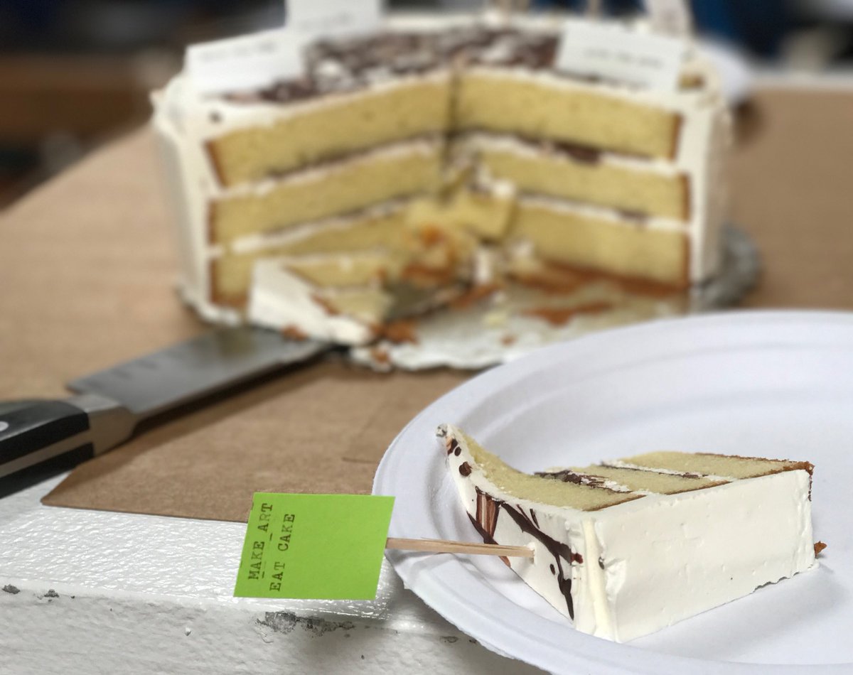 tigerbeat's tweet photo. Still Save @NEAarts #ProtestCakes @100DaysAction @SoEx_SF to eat til 5 pm https://t.co/0ahq6VF90s #100DaysAction #SavetheNEA #ArtsAdvocacy https://t.co/CKNadEvItS
