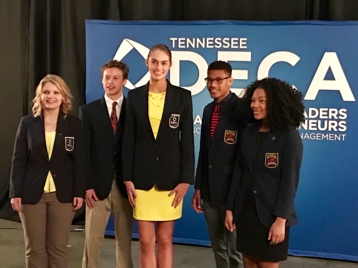 decatn's tweet photo. Thank you for electing us to serve as your 2017-2018 Tennessee DECA State Officer Team! We're looking forward to the outstanding year ahead! https://t.co/DudDdwdNwp