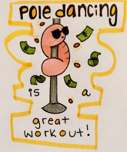 thecoolestworm's tweet photo. #comic #funny #coolworm #cartoon #poledancing https://t.co/bIfvTG6PnT