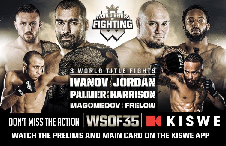 FIGHTonKiswe's tweet photo. Don't miss the hard hitting #MMA action from #WSOF35. The Prelims and Main card Now available to stream on the Kiswe app!    #knockouts #ko https://t.co/pSfqJw7nLy