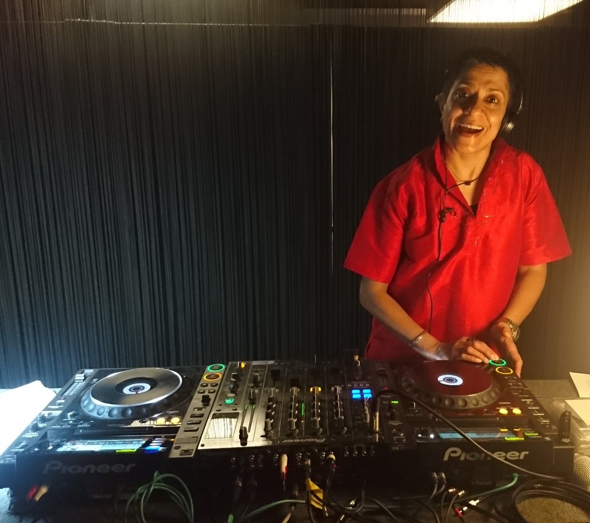 antehc's tweet photo. Legend @djritu1 #turntablist at @clubkali @BFIFlare #bollywood #pop #disco #dub #middleeasternbeats +more around the world on #pioneerdecks https://t.co/takApWgZxw