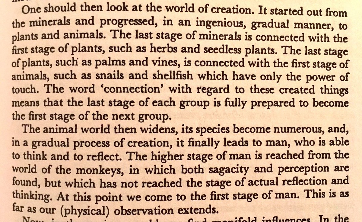 Ibn Khaldun does not cease to amaze: "The higher stage of man is reached from the world of monkeys". Evolution in the 14th c. Muqaddimah!