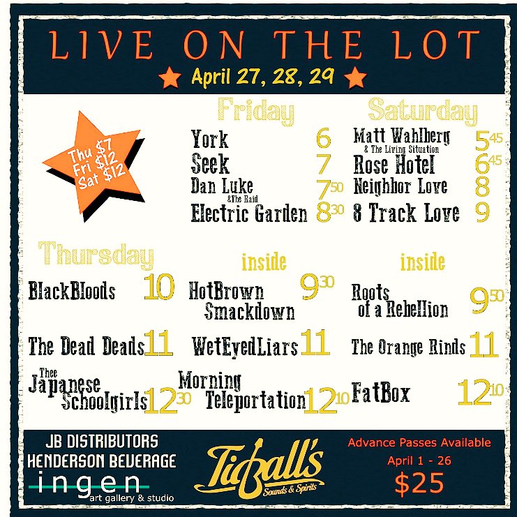 TheeJSGirls's tweet image. Honored to be a part of this kickass lineup!!