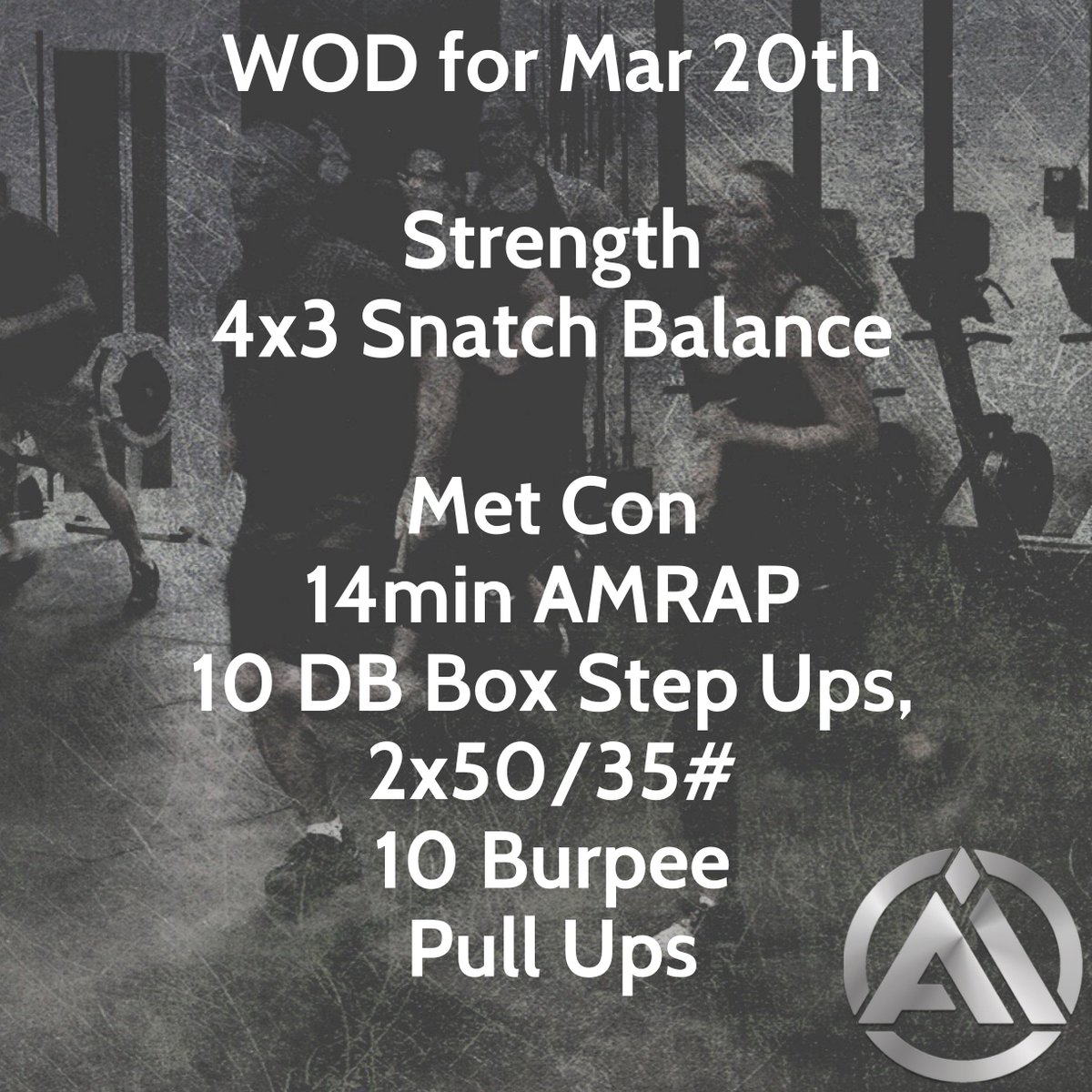 WOD for Mar 20th