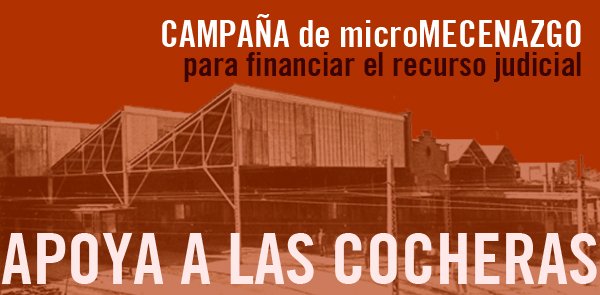 Salvemos4C's tweet photo. ¿Nos echas una mano? Campaña de micromecenazgo para #SalvemosLasCocheras. En la web de MCyP toda la información: https://t.co/hYELRrHopC https://t.co/6tQofSUe7K