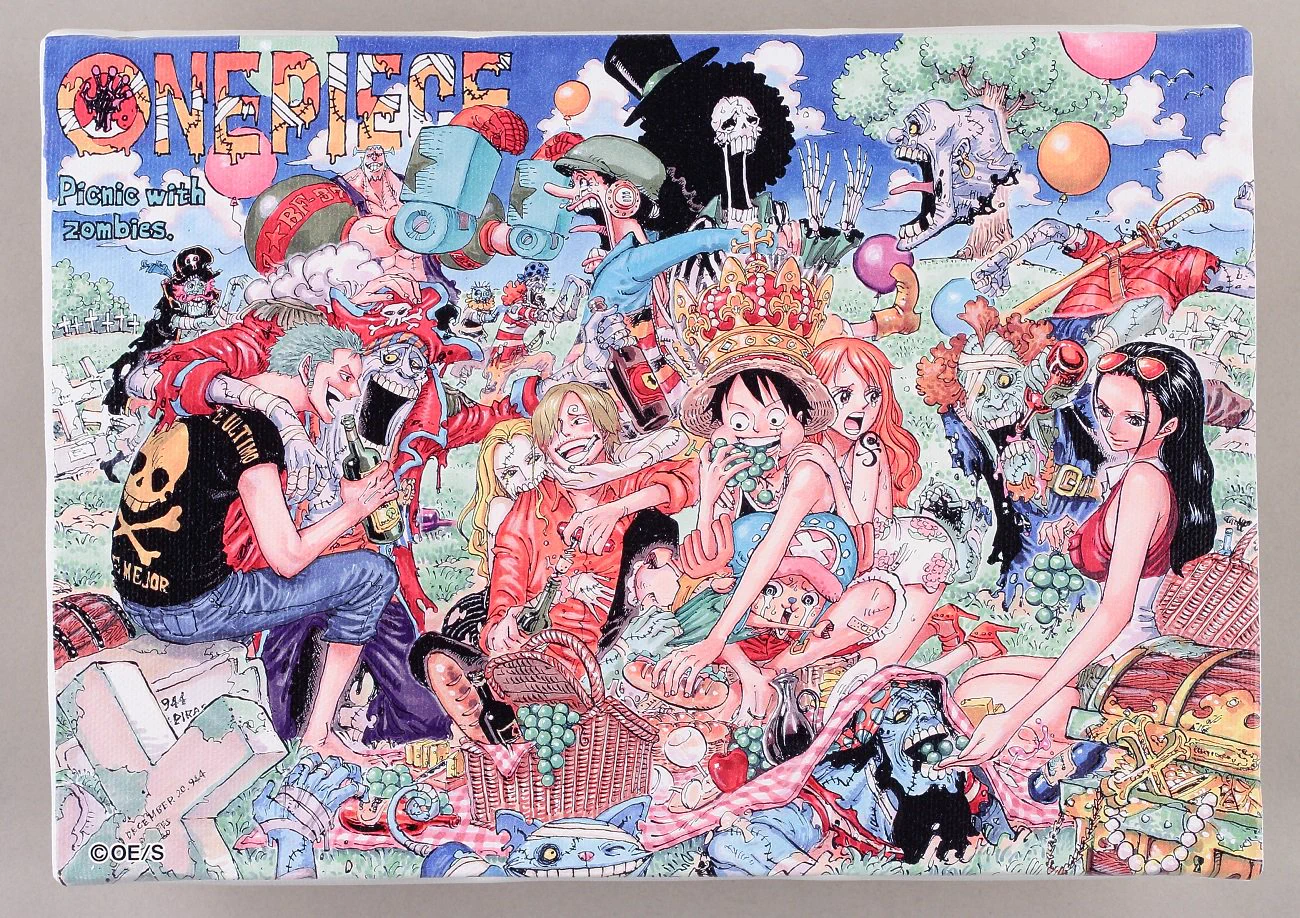 ONE PIECE 連載20周年記念 フルカラーアートボード　花火　2016 ONE PIECE 麦わらストア公式 sur X : « 【新商品】原画商品 『ONE