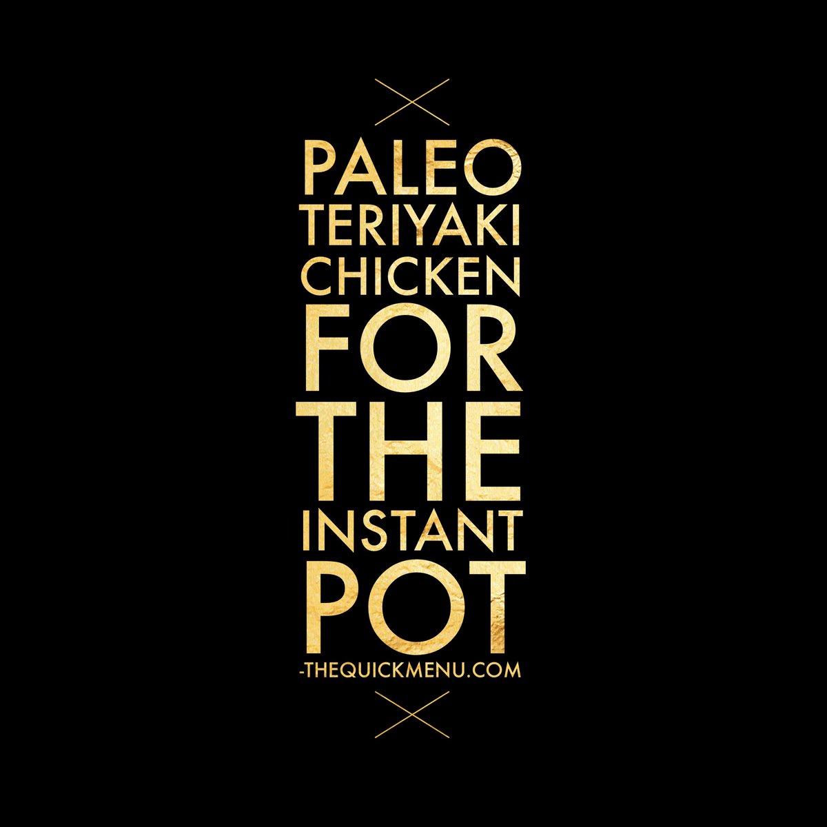 thequickmenu's tweet image. A healthier take on teriyaki chicken for the Instant Pot - thequickmenu.com #paleo #bbq #instantpot #teriyaki #chicken #recipes #yum