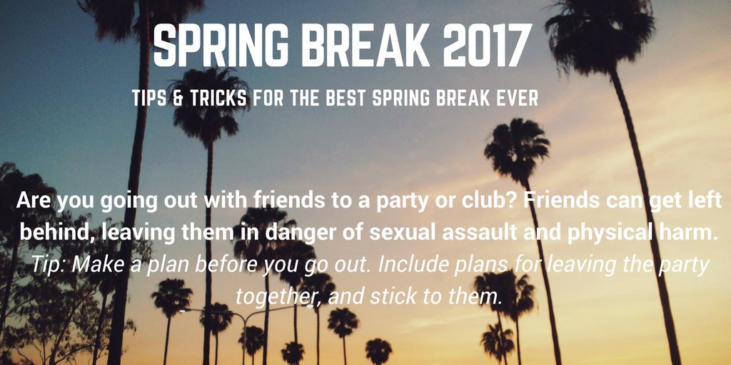 Be a a good friend and lookout for each other!