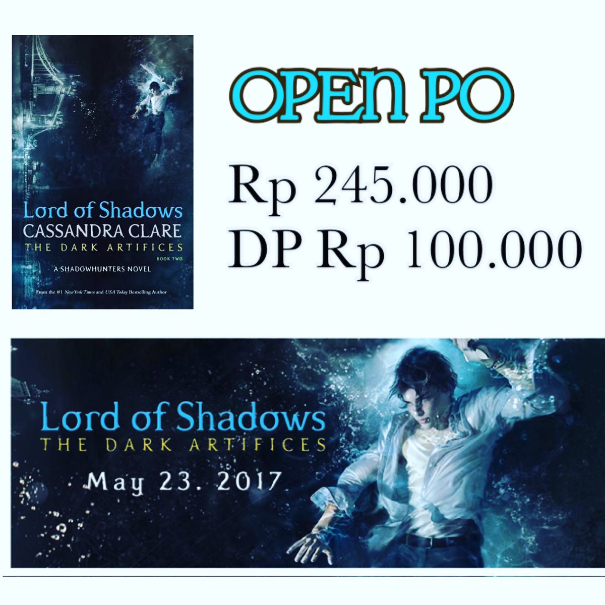tokotmindo's tweet photo. Morning Shadowhunters, Lord of Shadows (#2 The Dark Artifices) sudah bisa dipreorder nih! @TMIndo

Info https://t.co/sYCFeWypxv https://t.co/XqHOzXMUPd