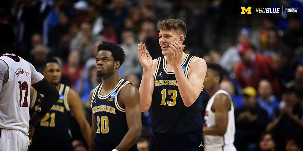 Michigan Men's Basketball (@umichbball) on Twitter photo It’ll be Michigan vs. Oregon on Thursday —  for a trip to the #Elite8!
Time TBD. 
#GoBlue #MarchMadness It’ll be Michigan vs. Oregon on Thursday —  for a trip to the #Elite8!
Time TBD. 
#GoBlue #MarchMadness