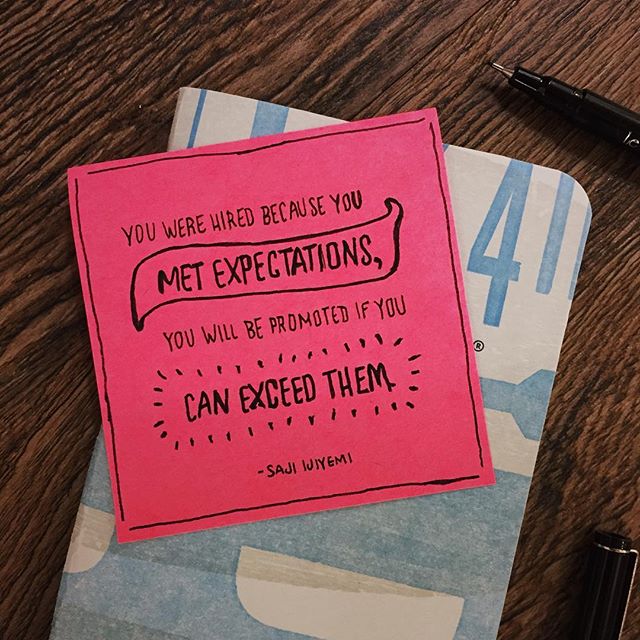 CareerBuilder's tweet image. “You were hired because you met expectations, you will be promoted if you can exceed them.”
– Saji Ijiyemi #CareerGoals