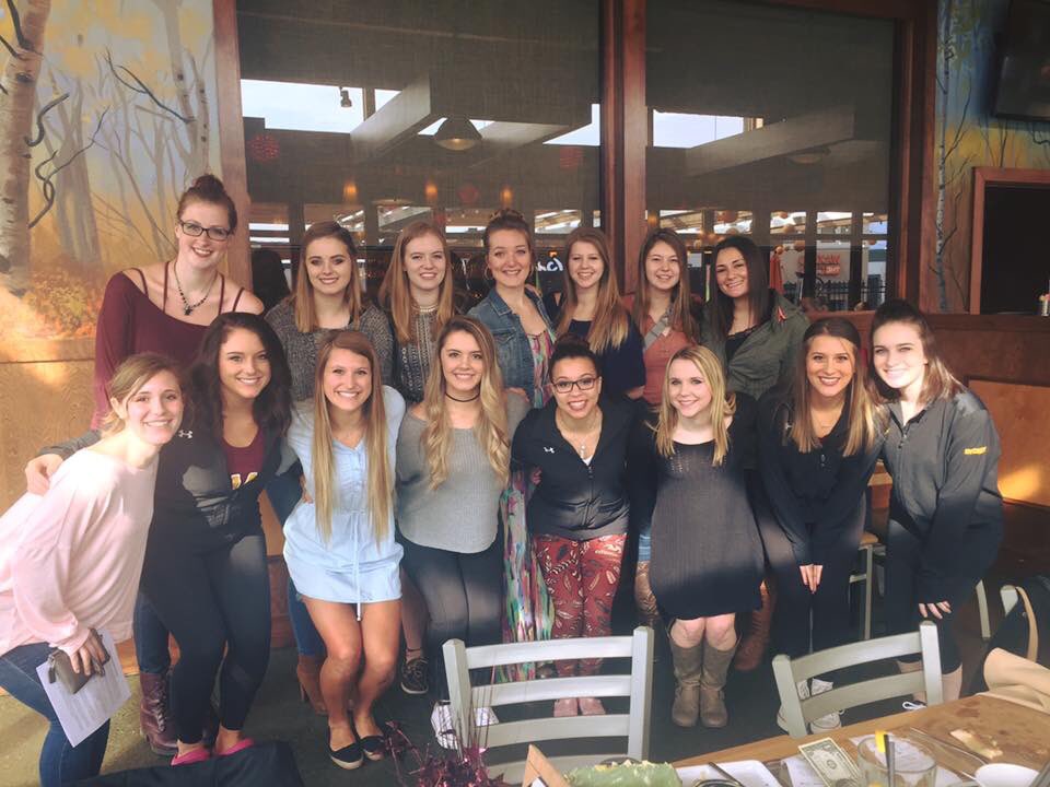 Congratulations to Senior @MorghanHexum for making the cheerleading team at UMD! We're so proud of you! ❤💛 #NewestBulldog #ForeverABear