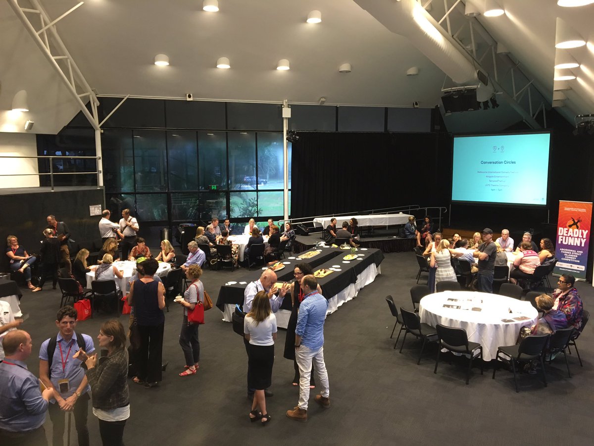 Conversation circles are in full swing! #showcase17 #qldshowcase #artour
