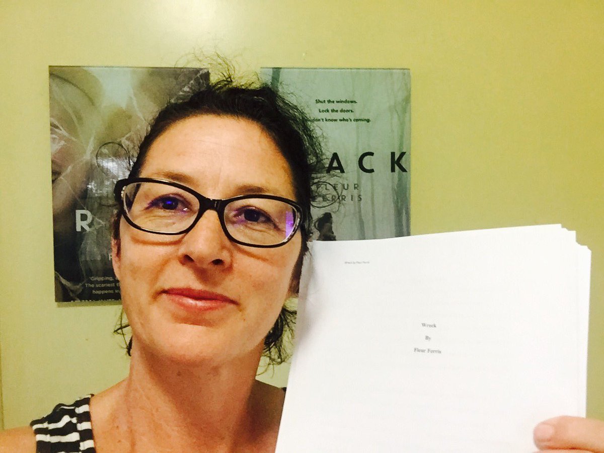FleurFerris's tweet photo. There it is. Hot off the press. Book number 3. #Wreck #amediting. #justaboutfinished @Zoe_Walton #finalread https://t.co/Vw2ZUIcTbI
