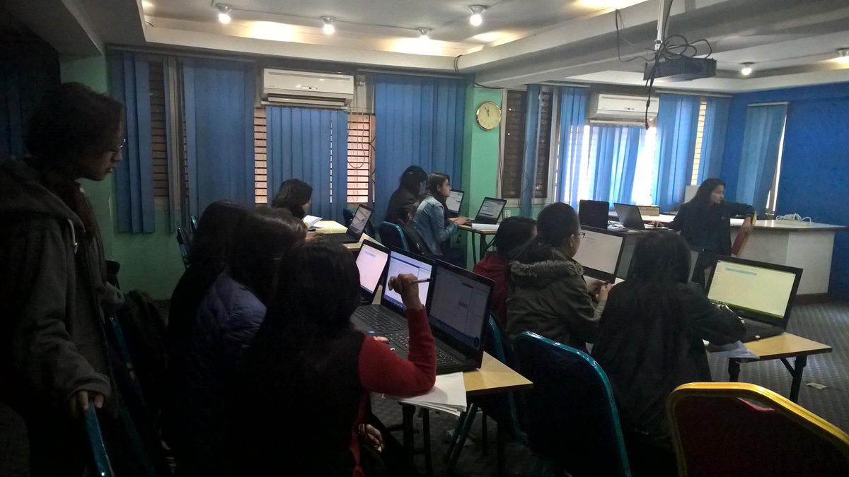sucheetra's tweet photo. MICNepal believes in encouraging girls to pursue #STEM. Series of Bootcamps for girls to #MakeWhatsNext including awareness and TechTalks. https://t.co/wqf4pPnW41