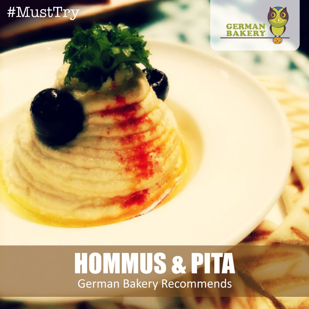 GermanBakeryPun's tweet photo. Lip-smacking #MiddleEastern #Special for all those who love foods of the desert!

#GermanBakery #KoregaonPark #Pune #MustTry #Hommus&amp;Pita https://t.co/UkNXaasKg4