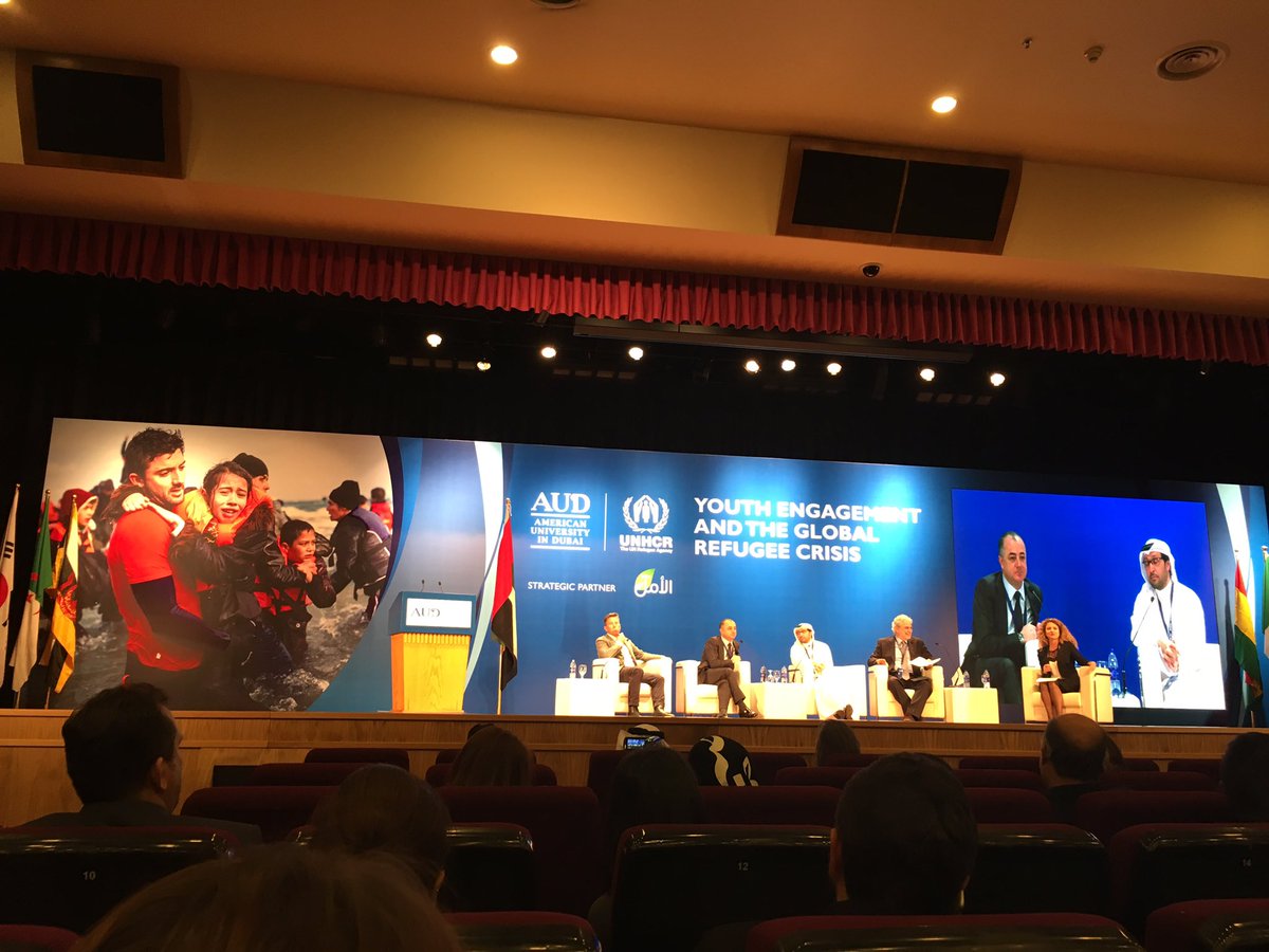 AUDModelUN's tweet photo. The AUDMUN team is excited to attend such an inspiring conference @AUDubai #AUDYouthEngagement https://t.co/Q1dRi0EYnq