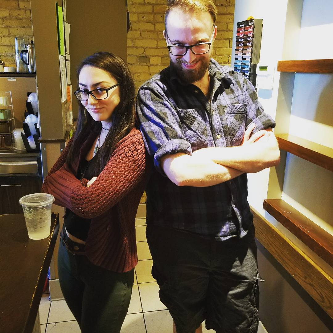 Sbux3rdWard's tweet photo. Congrats Rachel for winning Starbucks Champion in a blind judged, sudden death latte art throwdown tie breaker #starbuckschampion https://t.co/V8FbtQVlLx