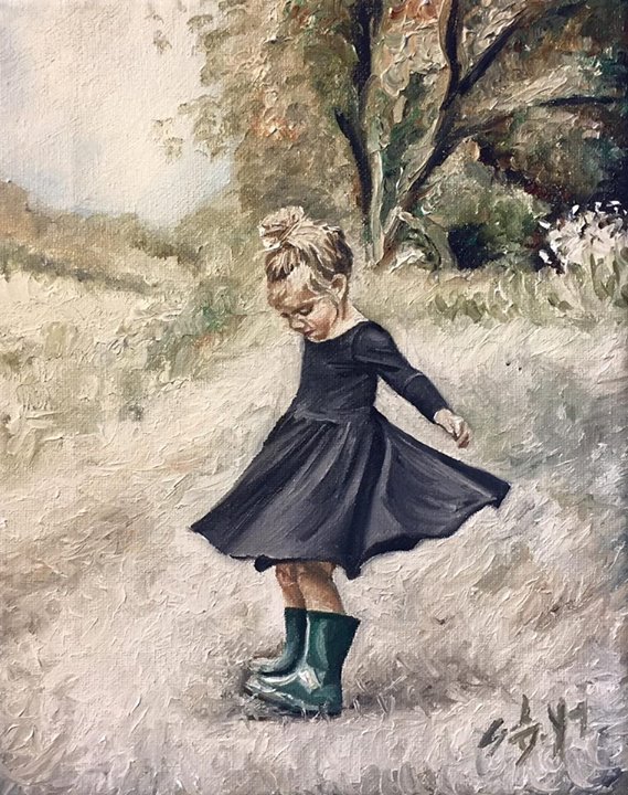 SarahDeYong's tweet photo. "Spinning in the Spring"
8x10 oil on canvas
March 2017 https://t.co/vHAR9f0YUz