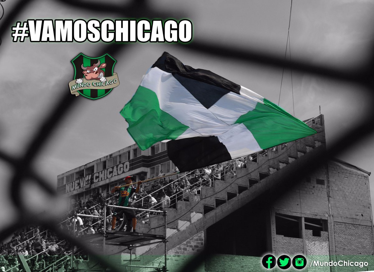MundoChicago's tweet photo. #HoyJuegaChicago ⚽👏
Desde las 16, #NuevaChicago enfrentará a @CASMOficial.
Arbitro: Guillermo González. 📺: @DIRECTV 

¡VAMOS CHICAGO!🖤💚🖤 https://t.co/kJ6bYbpOs2