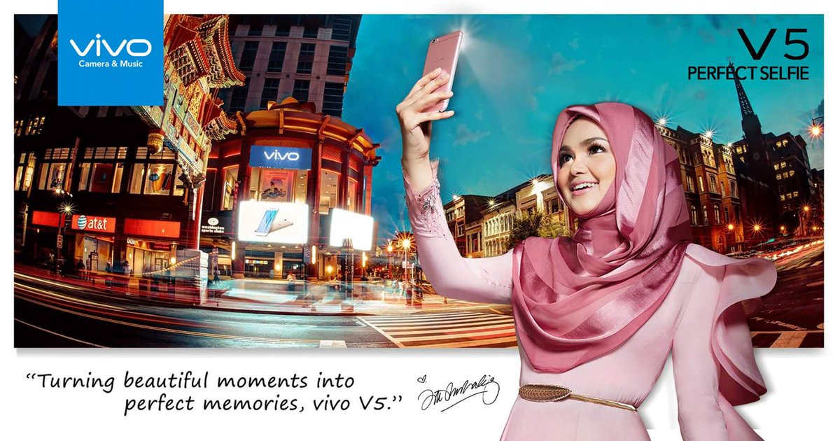 Vivo Malaysia On Twitter Being One Of The Selfie Lover Our Ambassador Dato Siti Nurhaliza Is Fondly Impressed With Vivo V5 Smartphone Vivomalaysia V5 Https T Co Gv99rz9dgl