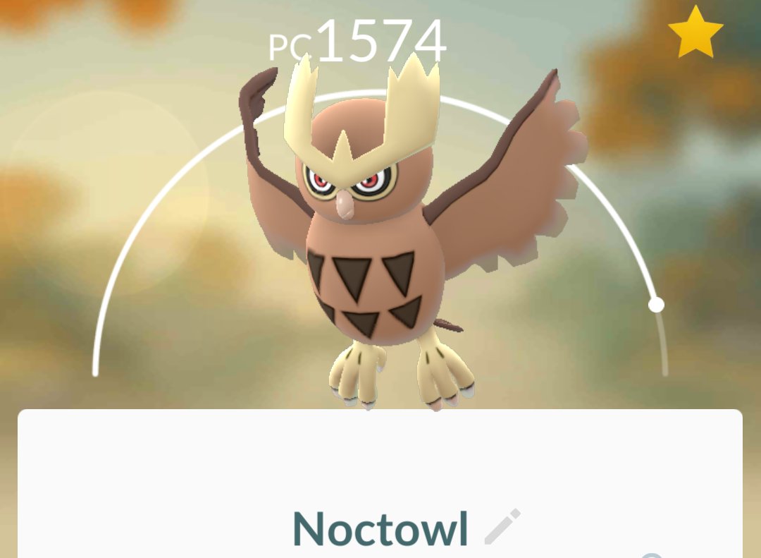 pokepowergo's tweet photo. Eeeh!!! Ya tengo a Noctowl!!! #PokemonGO #pokemongomexico #Pokemongogen2 https://t.co/haQHW7caK4
