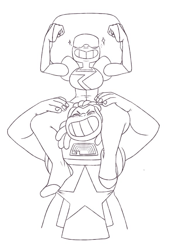 dokirosi's tweet photo. and let's not forget BISMUTH! 🌈✨#bismuth #garnet #bisnet #wip https://t.co/DqTH3hlnmm