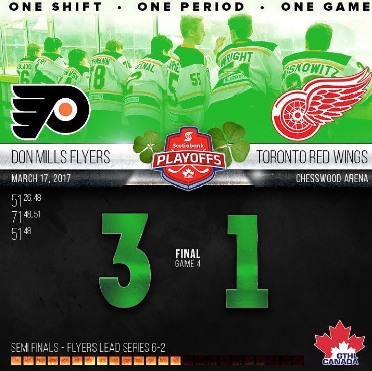 03DMF's tweet photo. Late post - Flyers take game 4 on St. Patrick's Day. #HardWork #Playoffs #driveto24 #flyerpuck #DMFRTB https://t.co/ZsU48MZXA3