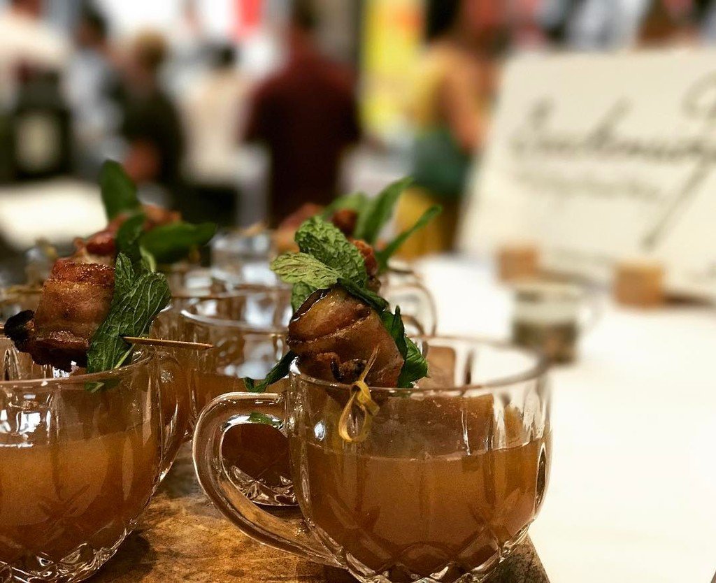 Bacon rolls and bourbon! "The Earl of Kensho" from Erika Jensen of @greenrussell_denver  @… ift.tt/2n5BlwP
