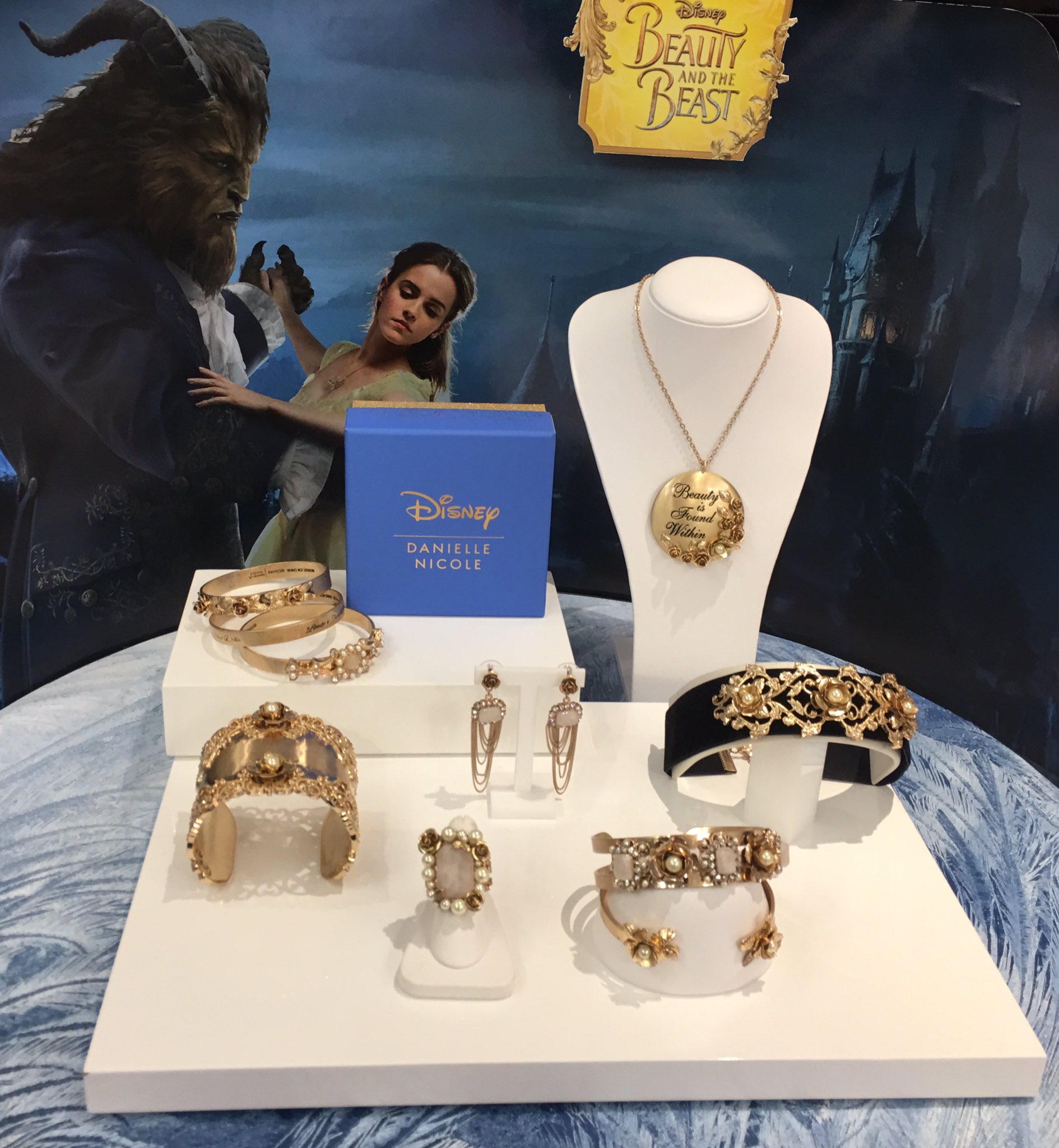 Beauty and the beast jewelry set discount