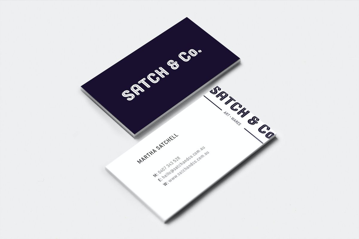A beautiful bit of branding for Satch &amp; Co! Bringing art and wares to Holbrook soon!
#creativeagency #logodesign #branding