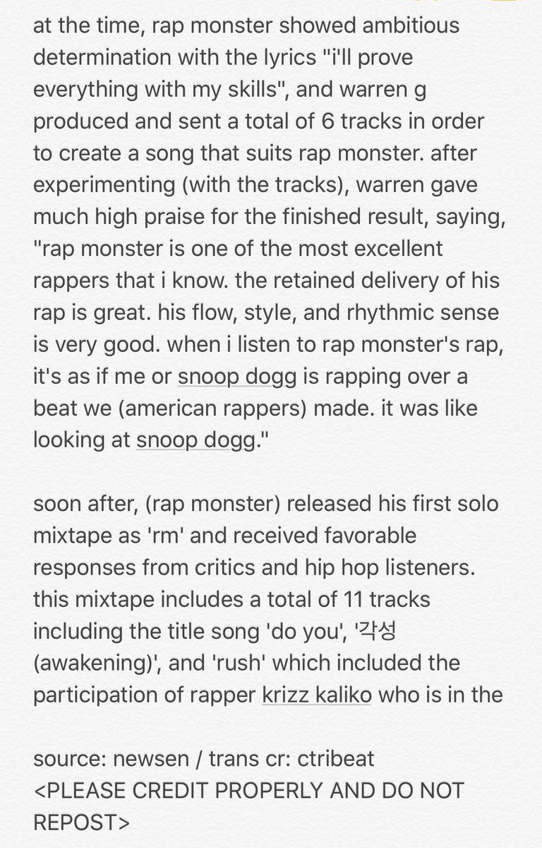 Lisa On Twitter Trans Article About Bts S Rap Monster His Collab With Wale And His History As A Rapper Cont 2 2 Source Https T Co 6wh9yhgoem Https T Co 0zlsb7gmab twitter